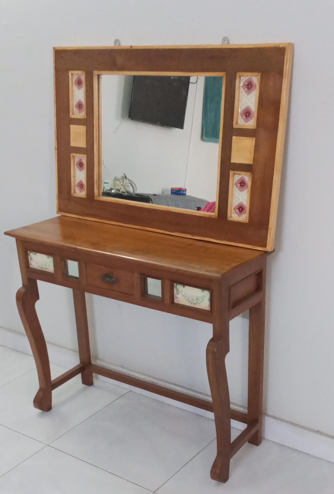 Vintage Console Table with Mirror-SoUnique.PK